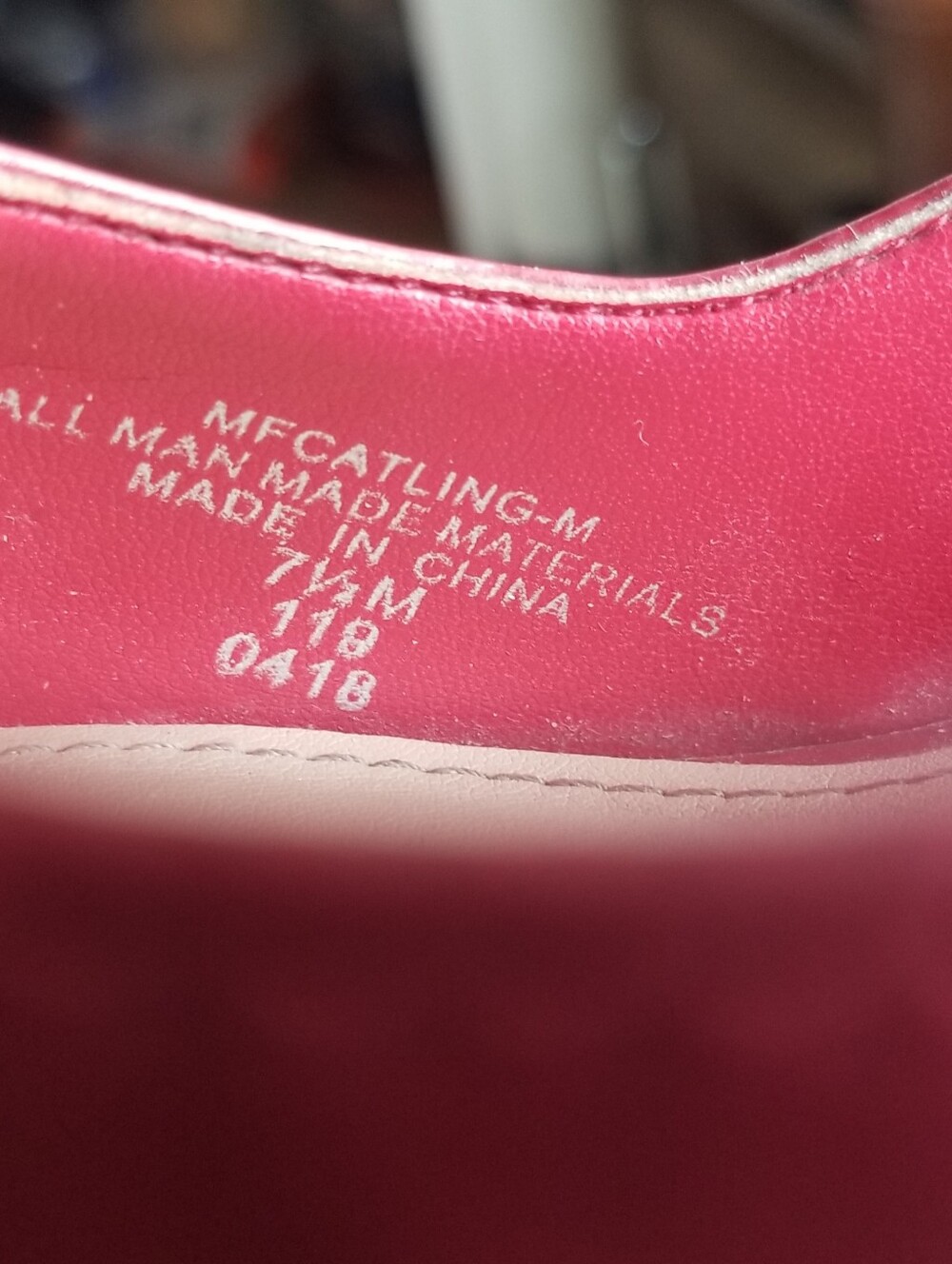 Marc Fisher Red Slingback Block Heels Size 7.5M - Picture 10 of 11